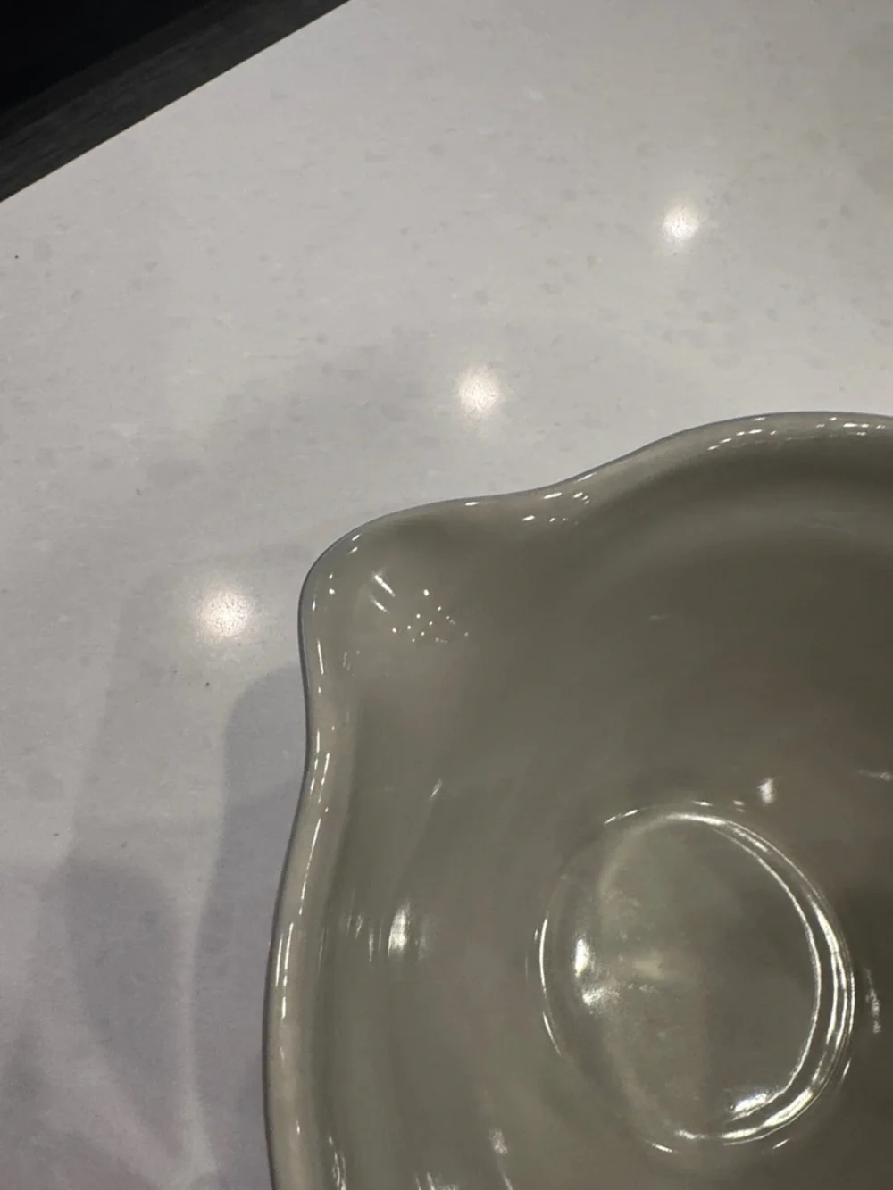 Pottery Barn Stoneware Pouring Bowl - Gray